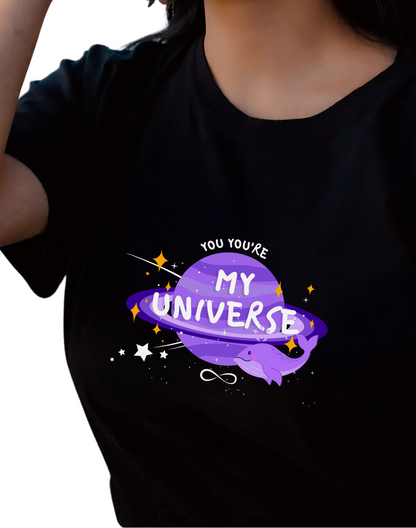 My Universe BTS Oversized Classic Tshirt | Black