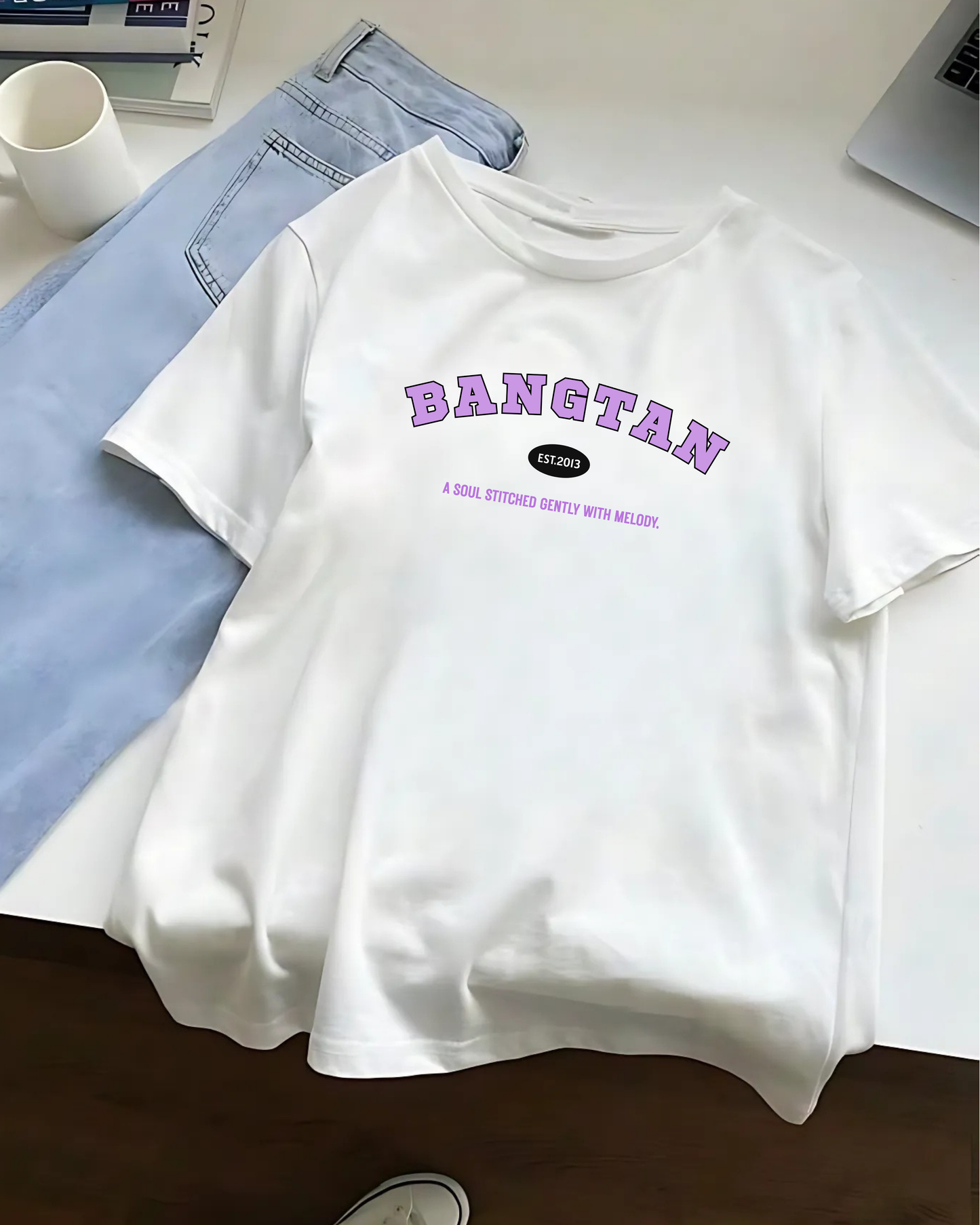 BANGTAN Oversized Standard T-Shirt | White