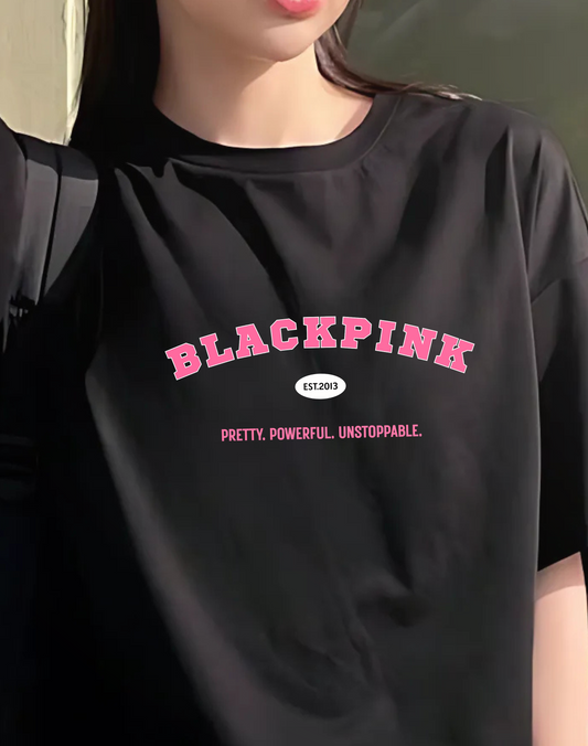 BLACKPINK Oversized Standard T-Shirt | Black