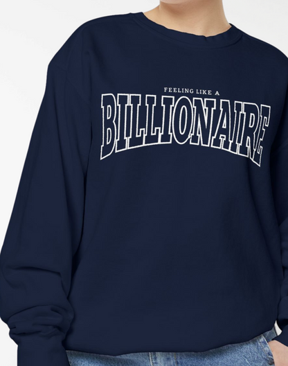 Billionaire BabyMonster Sweatshirt | Navy Blue