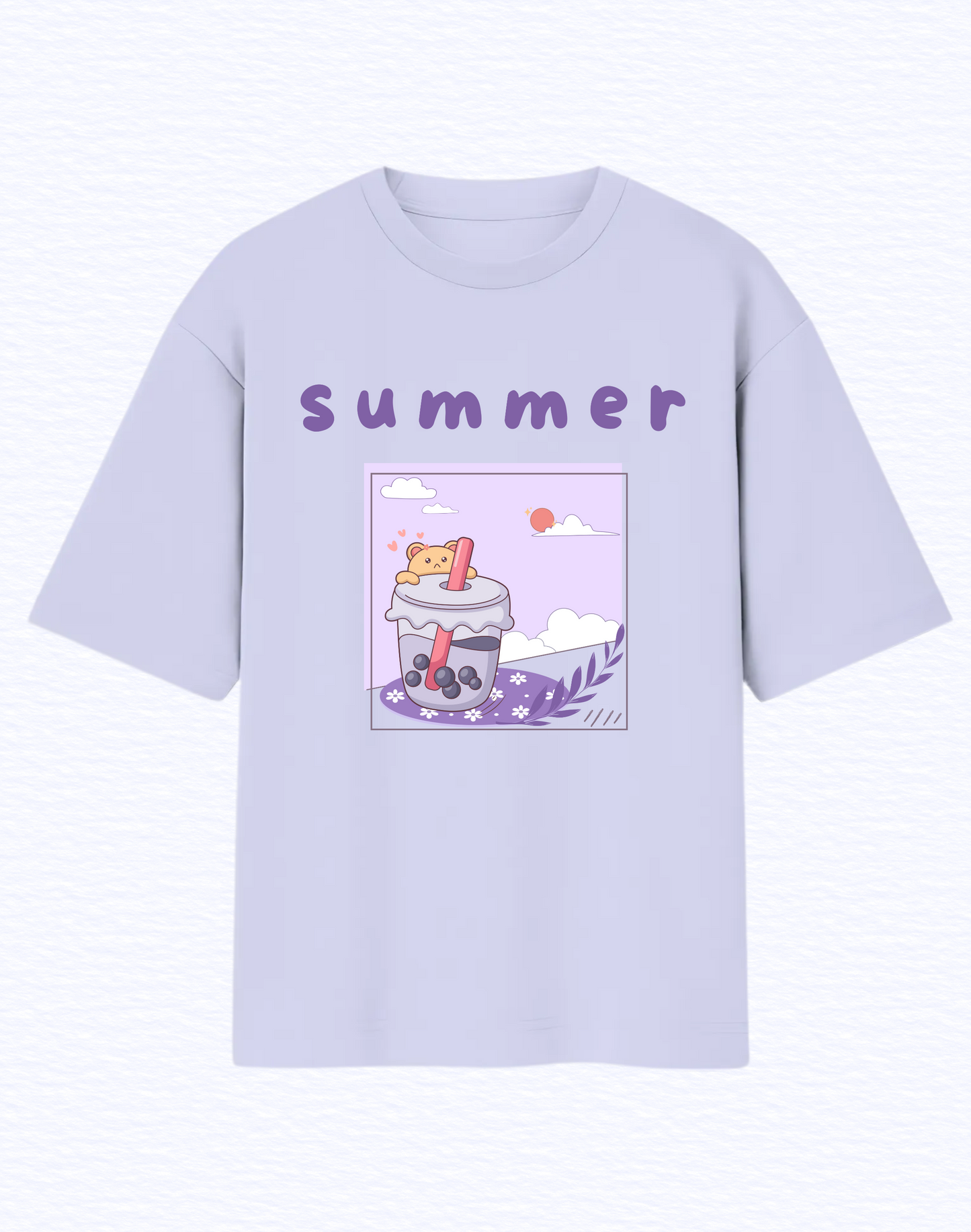 Summer Oversized Standard Tshirt | Lavender