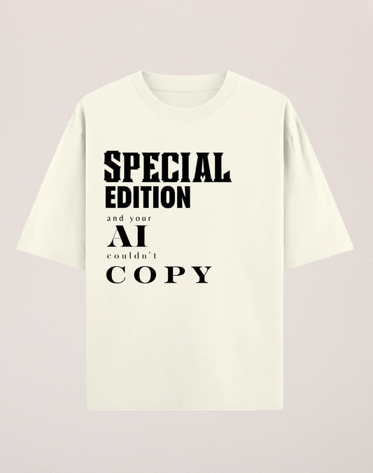 Kpop Inspired Oversized Classic Tshirt | Off White