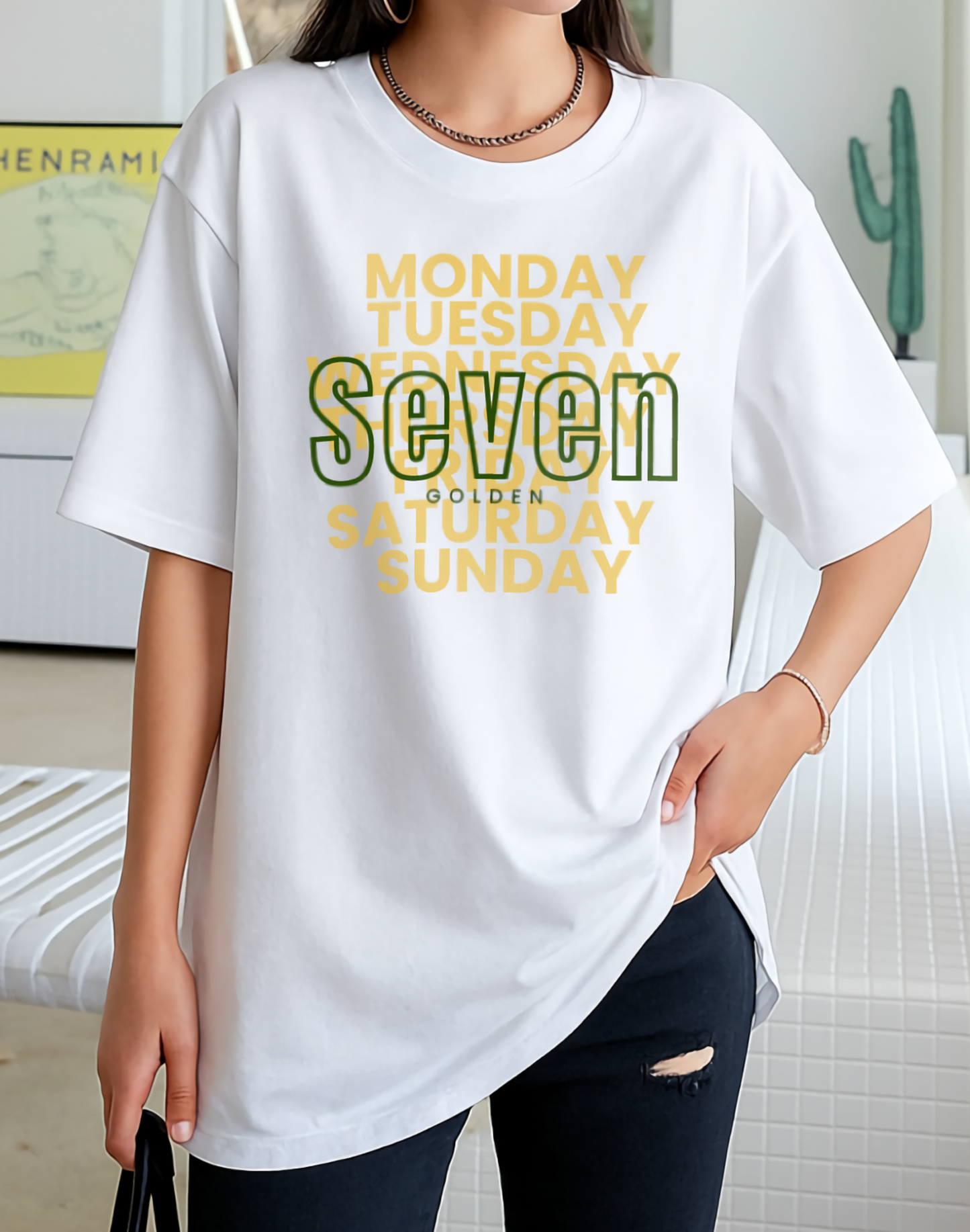 Seven Oversized Standard Tshirt | White
