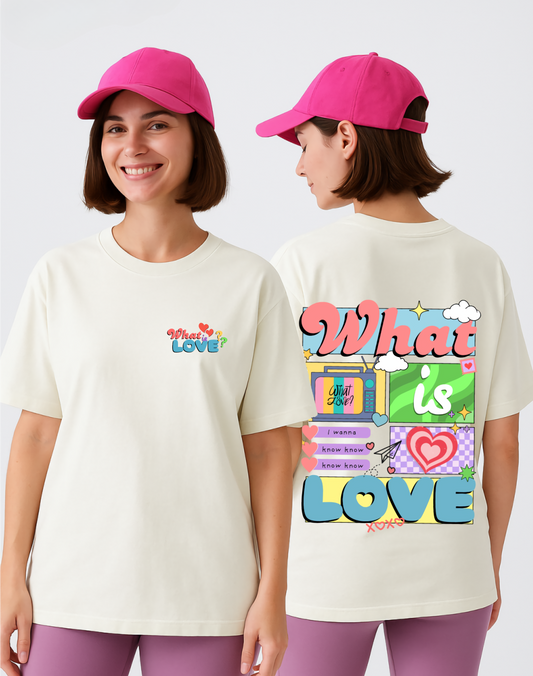 What is love? TWICE Oversized Classic Tshirt | Off White