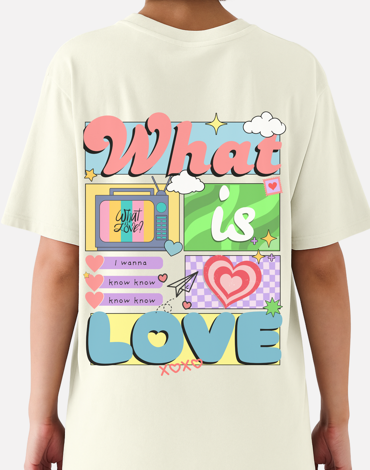 What is love? TWICE Oversized Classic Tshirt | Off White