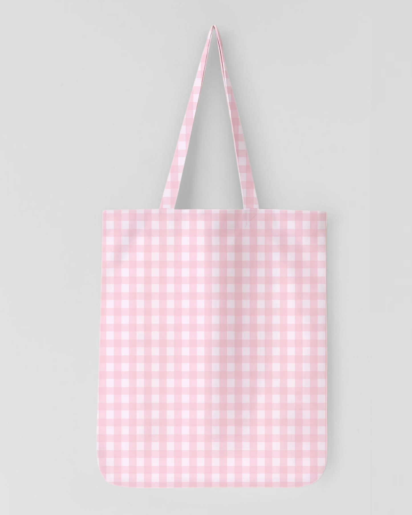 Aesthetic Pink Pattern Tote bag Zipper