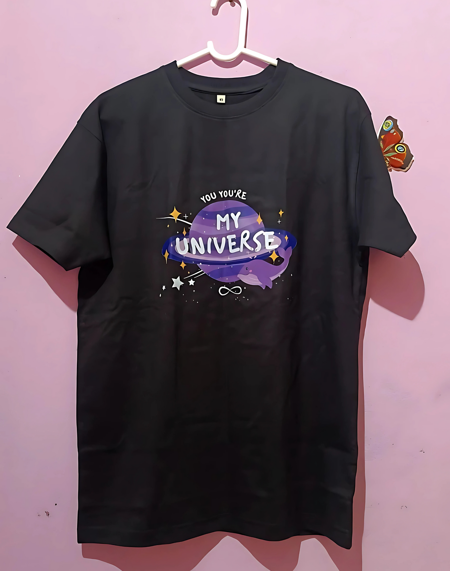 My Universe BTS Oversized Classic Tshirt | Black